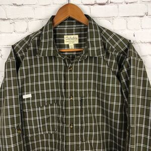 Caleba's Green Plaid Long Sleeve Men's Sz XL